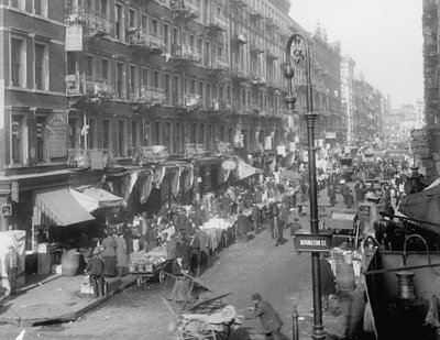 The Ghetto, New York, N.Y. by Detroit Publishing Co.